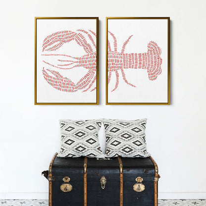 8"x10" / Canvas Set / Antique Gold