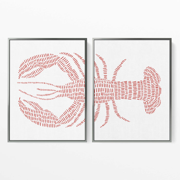Red Lobster - Set of 2 - Jetty Home