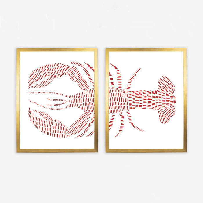 Red Lobster - Set of 2 - Jetty Home