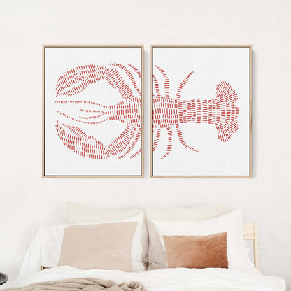 Red Lobster - Set of 2 - Jetty Home