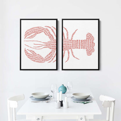 8"x10" / Canvas Set / Black