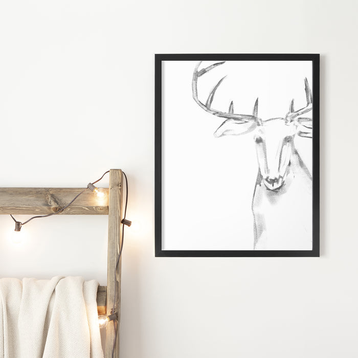 Reindeer Illustration  - Art Print or Canvas - Jetty Home