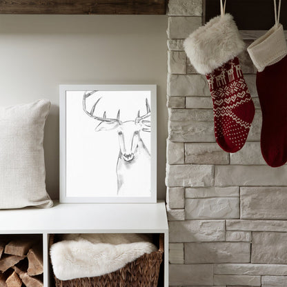 Reindeer Illustration - Jetty Home