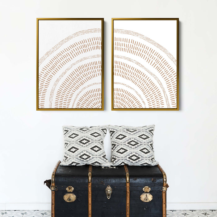 8"x10" / Canvas Set / Antique Gold