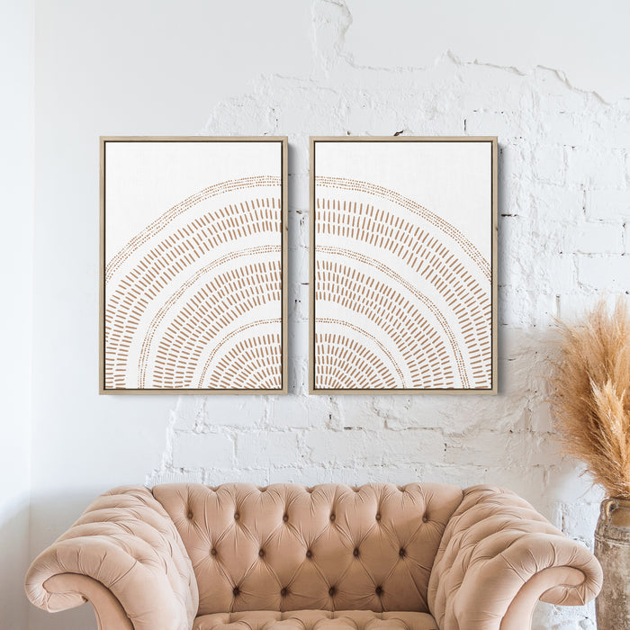 11"x14" / Canvas Set / Natural Wood