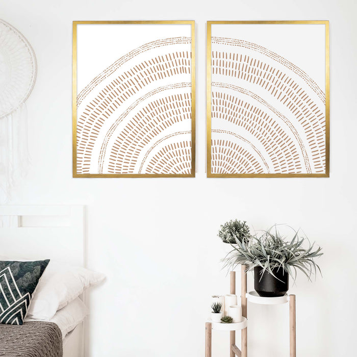 5"x7" / Art Print Set / Antique Gold