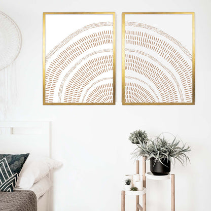 5"x7" / Art Print Set / Antique Gold