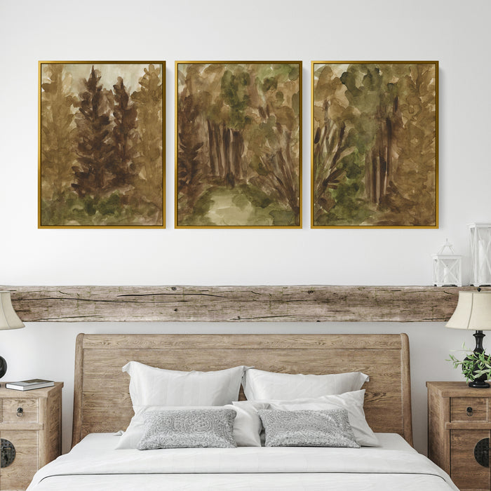 8"x10" / Canvas Set / Antique Gold