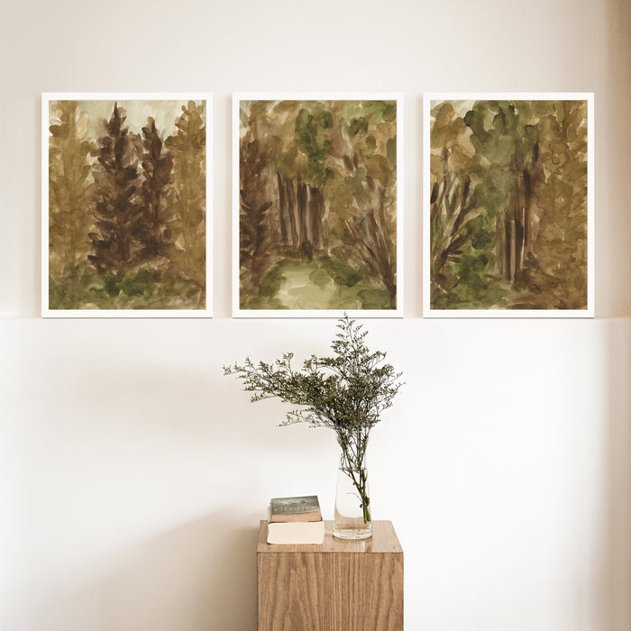 5"x7" / Art Print Set / White