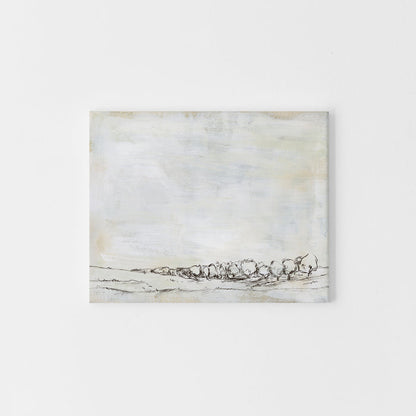 Minimalist Rustic Neutral Landscape Fall Wall Art Print or Canvas - Jetty Home