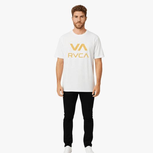 Rvca Mens Different Ways Short Sleeve Tee White | Rvca