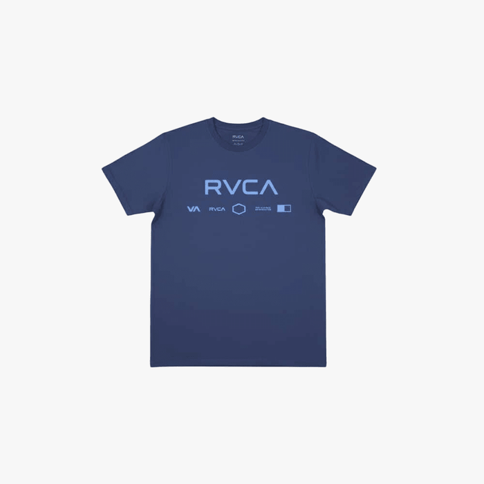 Rvca Mens Va Rvca Way Short Sleeve Tee Navy Blazer | Rvca