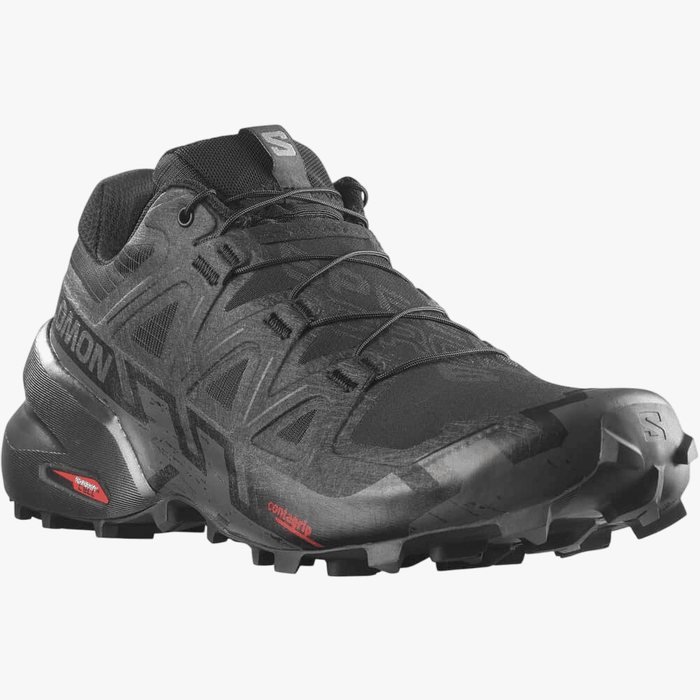 Salomon Mens Speedcross 6 Trail Black Black Phantom | Salomon
