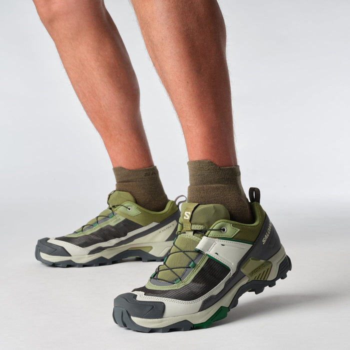 Salomon Mens X Ultra 5 Hiking Shoe Aloe Asphalt Eden | Salomon