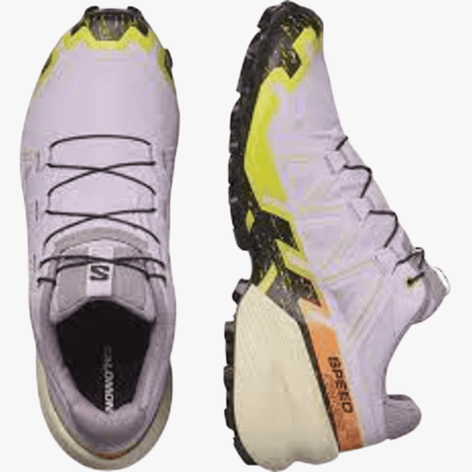 Salomon Womens Speedcross 6 Trail Shoe Orchid Petal Black Sulphur Spring | Salomon