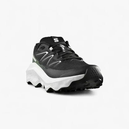 Salomon Womens Ultra Flow 2 Sneaker Black White Agave Green | Salomon