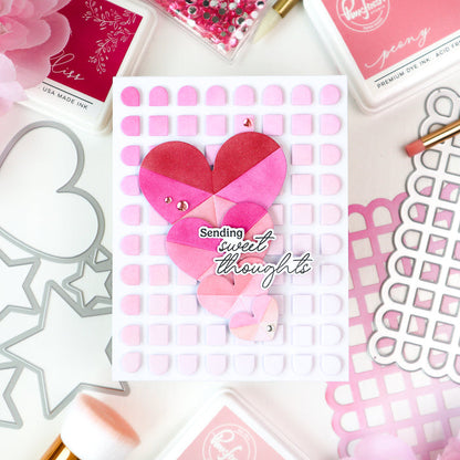 Scalloped Grid Coverplate die