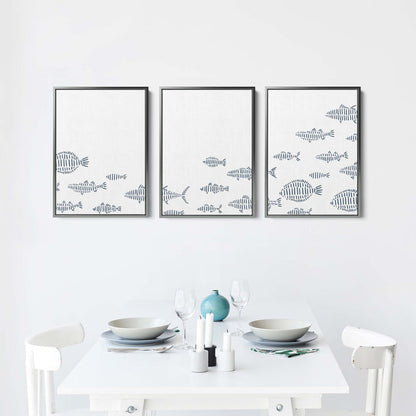 8"x10" / Canvas Set / Antique Silver