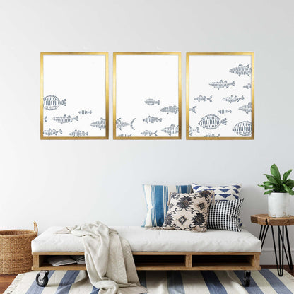 5"x7" / Art Print Set / Antique Gold