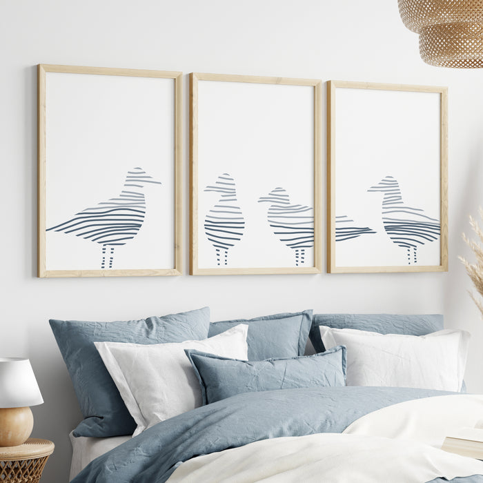 5"x7" / Art Print Set / Natural Wood