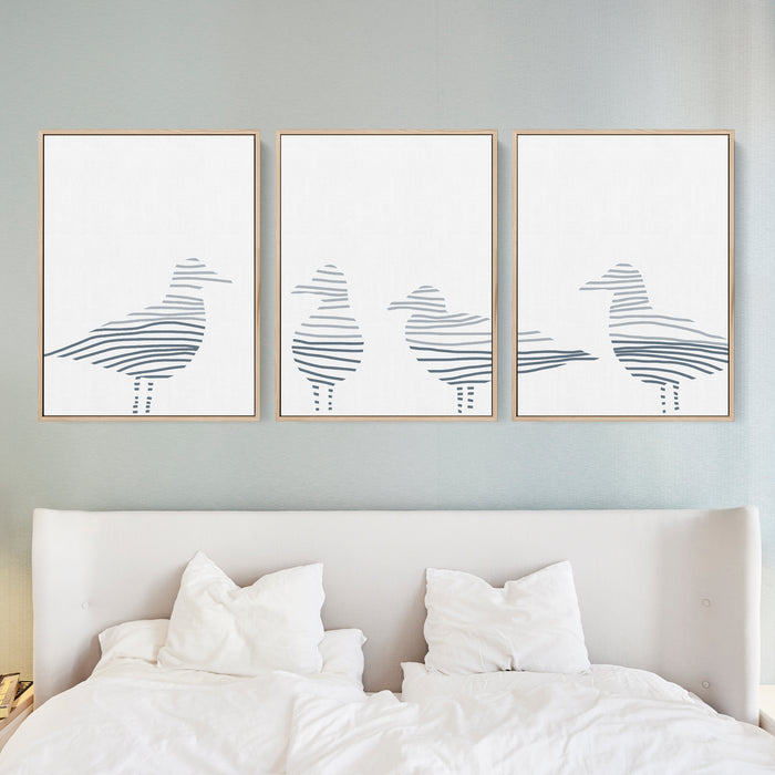 8"x10" / Canvas Set / Natural Wood