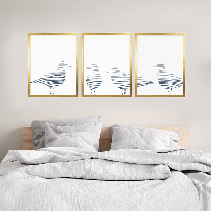 5"x7" / Art Print Set / Antique Gold