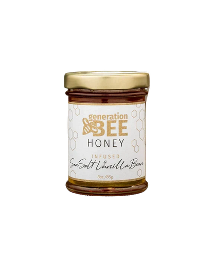 Sea Salt Vanilla Bean Infused Honey