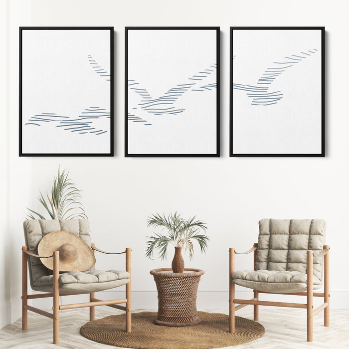 8"x10" / Canvas Set / Black