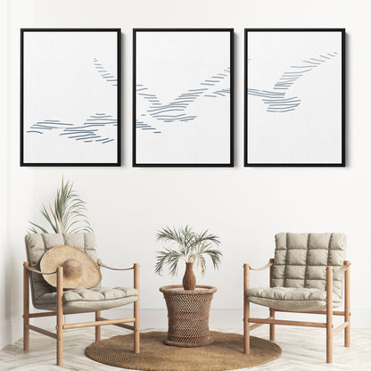 8"x10" / Canvas Set / Black