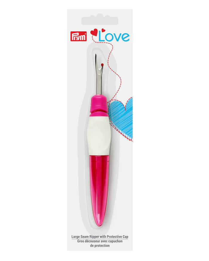 SEAM RIPPER WITH PROTECTIVE CAP - Zipper and Thread