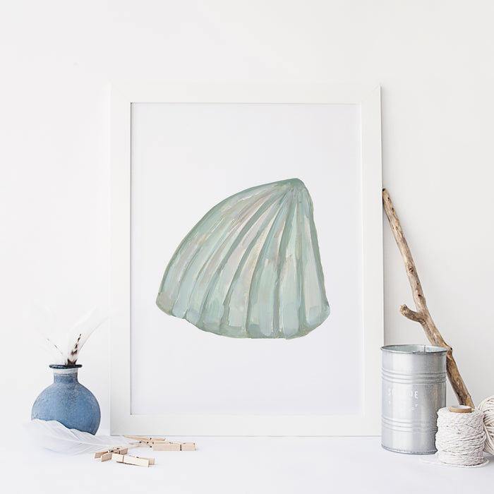 "Seashell Painting 2" Beach Decor - Art Print or Canvas - Jetty Home