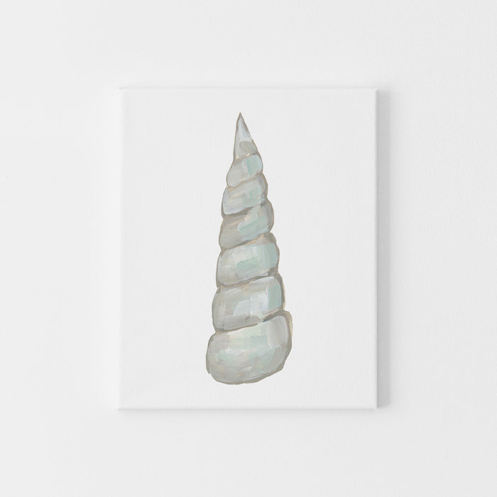 "Seashell Painting 4" Neutral Beach - Art Print or Canvas - Jetty Home