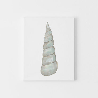 "Seashell Painting 4" Neutral Beach - Art Print or Canvas - Jetty Home