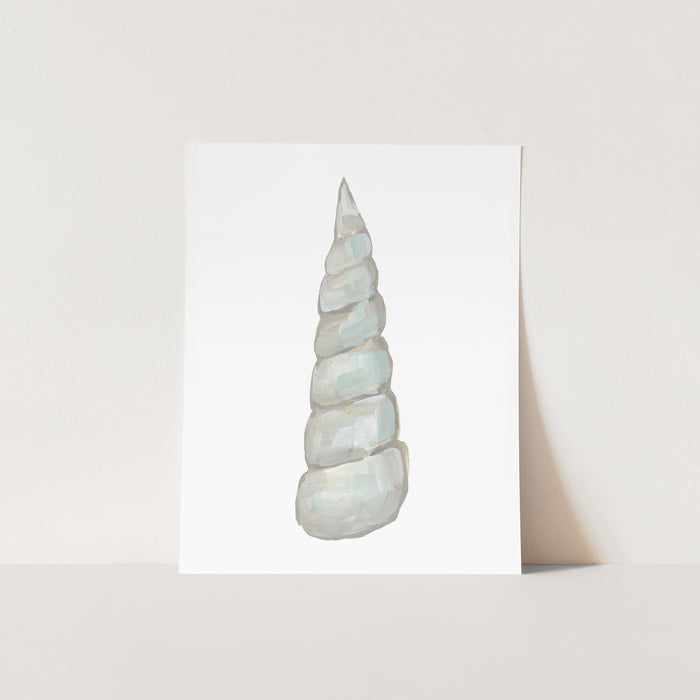 "Seashell Painting 4" Neutral Beach - Art Print or Canvas - Jetty Home