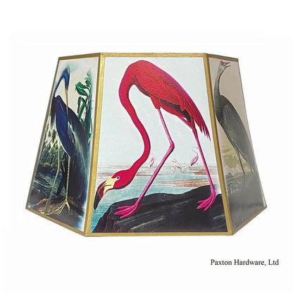 Flamingo & Heron Lamp Shade, Paxton hardware ltd