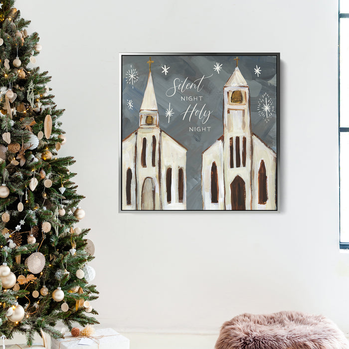 8"x8" / Canvas / Antique Silver