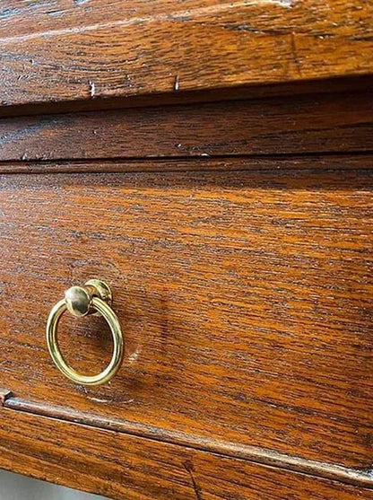 Brass Ring Pull for drawers & cabinet doors - Paxton Hardware