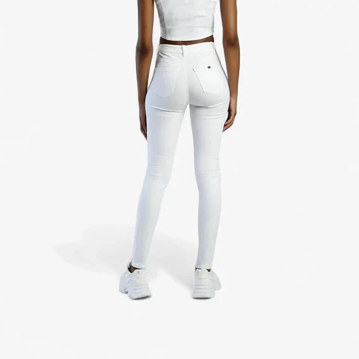 Sissy Boy Womens High Waisted Skinny Jean White | Sissy Boy