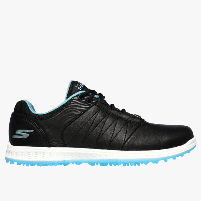 Skechers Womens Go Golf Pivot Shoe Black Turq | Skechers