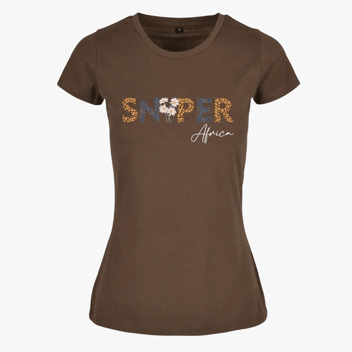 Sniper Womens Flower Tee Cayote | Sniper
