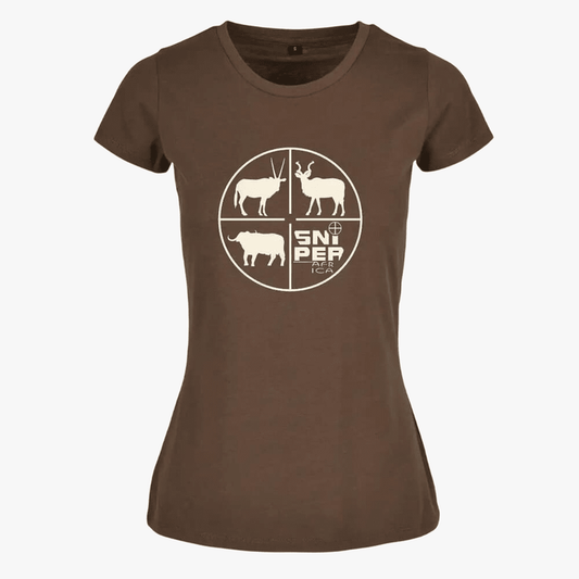 Sniper Womens Retical Tee Cayote | Sniper
