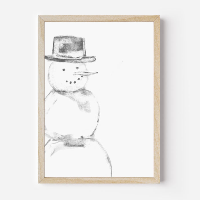 Snowman Illustration - Jetty Home