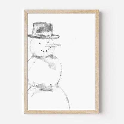 Snowman Illustration - Jetty Home