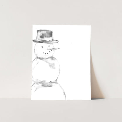 Snowman Illustration - Jetty Home