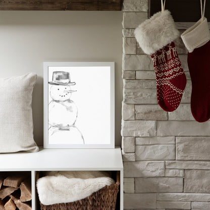 Snowman Illustration - Jetty Home