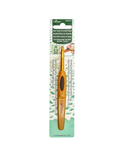 Soft Touch Crochet Hook (5 sizes) - Zipper and Thread
