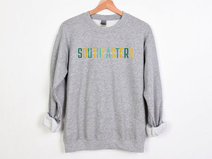 NolaCajun Southeastern Louisiana Sweatshirt Back View SLU Hammond Louisiana Spirit
