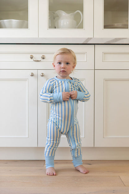 SPRING STRIPES | ZIPPER ONE PIECE