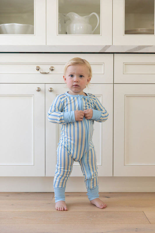 SPRING STRIPES | ZIPPER ONE PIECE