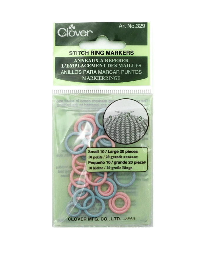 Stitch Ring Markers - Zipper and Thread